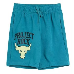 Project Rock Under Armour Boys shorts size Small blue